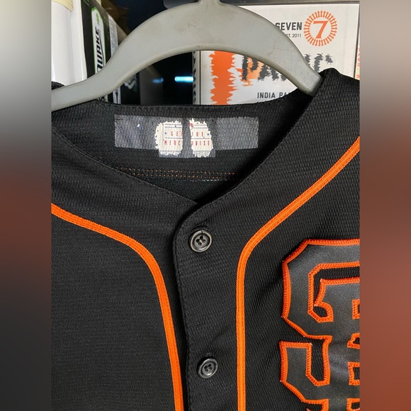 Youth San Francisco Giants Buster Posey Majestic Jersey - Picture 2 of 3
